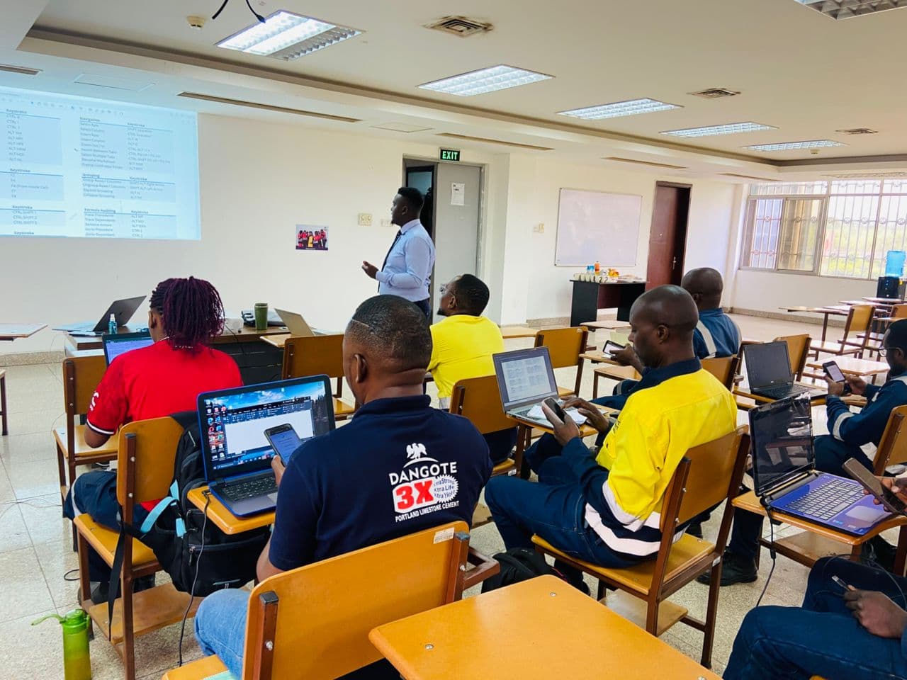 Participants engaging during a training session